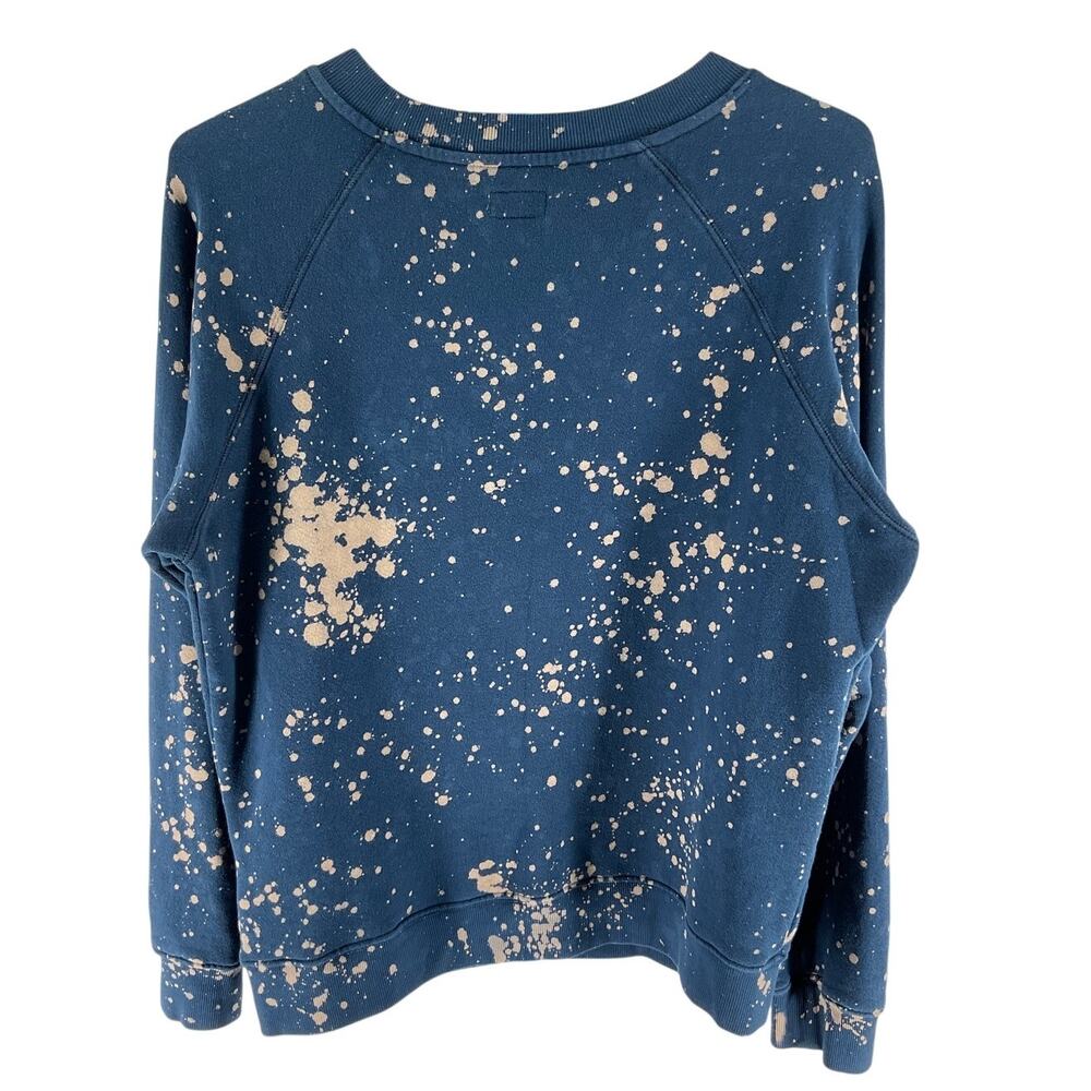 Mother Splattered Blue The Square Sweatshirt Size M - Picture 2 of 4
